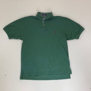 Tommy green polo size M
